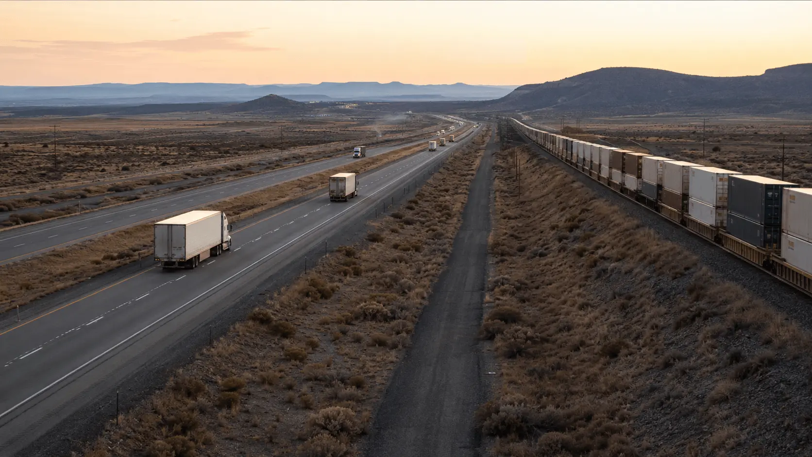 Freight is running back to the railroads. The railroads have seen this before.